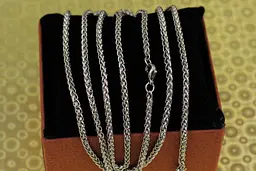 Цепь Xuping Jewelry колос 50 см 3 мм серебристая