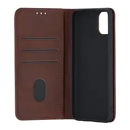 Чохол-книжка Premium Samsung A04 (A045) Dark Brown - мініатюра 3