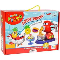 Набір для творчості STRATEG "Містер тісто" Tasty travel (укр) 41038