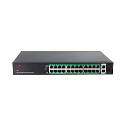 PoE-комутатор некерований 27-портовий ONV ONV-H1024PFD з 24 портами PoE (73-00067) - мініатюра 2