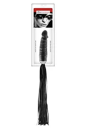 Флогер з ручкою-ділдо Fetish Tentation Whip with Dildo Handle - мініатюра 2