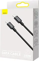 Кабель Baseus Superior Series Fast Charging Data Cable Type-C to Type-C 100 W 1 м Black (CATYS-B01) - мініатюра 4
