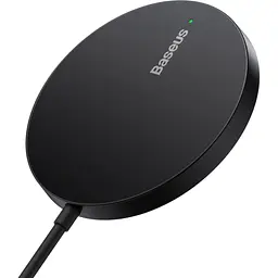 Зарядний пристрій Baseus Simple Mini3 Magnetic Wireless Charger 15W чорний (CCJJ040001)