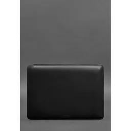 Шкіряний чохол BlankNote Crazy Horse для MacBook 14 дюймів Чорний - мініатюра 2