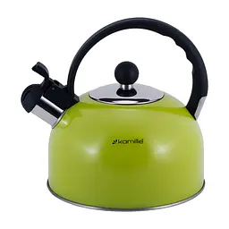 Чайник із свистком Kamille KM-0679А 2.5 л зелений - мініатюра 3