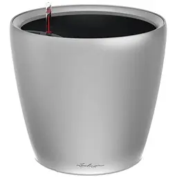 Вазон Lechuza Classico Premium LS 35 сріблястий (16068)