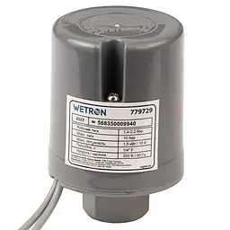 Реле тиску Wetron 1.5кВт 1.4-2.2 бар циліндр (гайка) (779729) - мініатюра 1