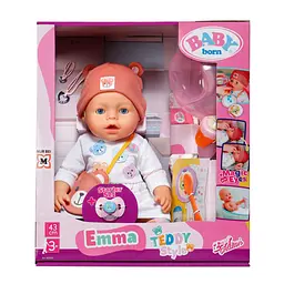 Лялька BABY BORN – ЕММА-ТЕДДІ (43 cm, з аксесуарами) BABY born 836651 - мініатюра 8