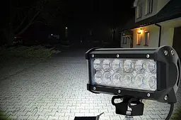 Додаткова LED фара 36W 176x107x73 mm (3W x 12) 10-30V / Ближній (2770) - мініатюра 5