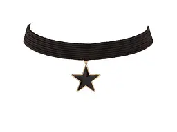 Чокер-гумка XUPING Чокер-гумка Xuping ТТМ Stainless Steel колір 14К "Зірка" довжина 37-45см х 8мм арт.308107