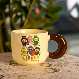 Чашка порцелянова LABUBU Sweet Memories 400 мл бежевий FM-21B - мініатюра 2
