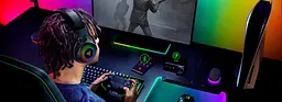 Гарнітура ігрова Razer Kraken V4 Pro, mini-jack/USB-A/BT/WL, RGB, чорний - мініатюра 3