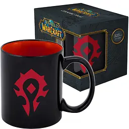Чашка World of Warcraft Horde (Варкрафт) 325 мл Чорний