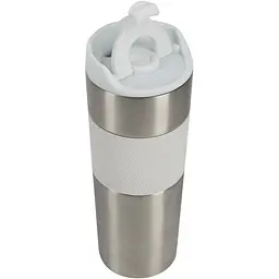 Термокружка Bergner Coffee & Tea Lovers 460 мл біла (BG-37789-WH) - мініатюра 2