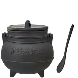 Кухоль 3D Harry Potter Cauldron with Spoon Гаррі Поттер Котелок з ложкою HP С01 501 - 600 мл чорний - мініатюра 2