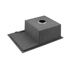 Кухонна мийка Kroner KRP Schwarze - 6350LHM PVD (3.0/1.0 мм) CV031322, Чорний - мініатюра 6