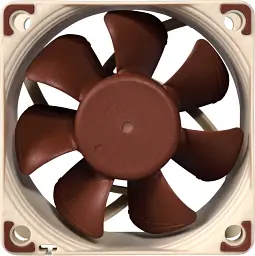 Вентилятор Noctua для корпуса 60x60x25мм SSO2 550-3000 об/мин 4-pin PWM 8,2-19,3 дБ бежевый/ (NF-A6x25 PWM)