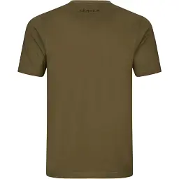 Футболка Harkila H-logo S/S T-shirt XL Dark olive - мініатюра 2
