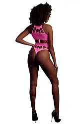Боді Ouch! Grecian Neckline Neon, XS/XL (рожевий) - мініатюра 2