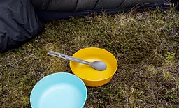 Набір столових приладів Sea to Summit Frontier UL Cutlery Set, довга ложка та виделка Темно-сірий - мініатюра 4
