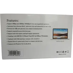 Концентратор Dynamode USB 3.0 Type-A - RJ45 Gigabit Lan 3*USB 3.0 (USB3.0-Type-A-RJ45-HUB3) - мініатюра 5