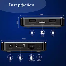 Смарт ТВ приставка X98Q 2/16 Гб Smart TV Box Android 11 - мініатюра 5