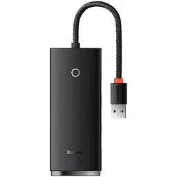 Хаб конвертер розгалужувач Baseus Lite Series 4-in-1 Usb-A to 4xUsb 3.0 25 cm WKQX030001