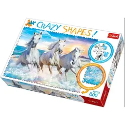 Пазл Trefl Crazy Shapes Галоп серед хвиль 600 ел. (11111)