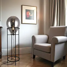Сучасний торшер у вітальню Levistella 909XLL04F BK+BK, 1500 мм, Е27 - мініатюра 2