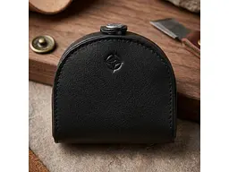 Жіноча монетниця із натуральної шкіри Cortina 5070 nero Чорна 8x7x2 см TONY PEROTTI acs0032496