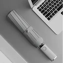 Парасолька складана автоматична Zuodu Umbrella LED ZD220 сіра - мініатюра 3