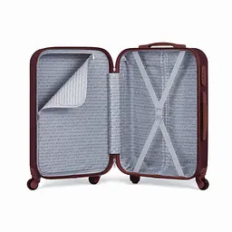 Валіза з ABS пластику Wings GDW01 середня 63л бордова (GDW01-M-Burgundy) - мініатюра 4