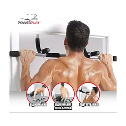 Турнік PowerPlay 4129 Pull Up Pro Black дверний багатофункціональний (PP_4129) - мініатюра 7