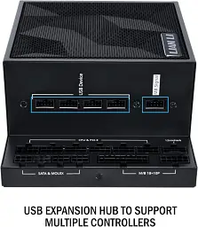 Блок живлення Lian Li EDGE1000, 80 Plus Platinum, Black, EU Cord (G9P.EG1000.BE00.EU) - мініатюра 3