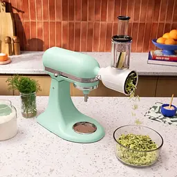 Кухонна машина KitchenAid Artisan 4,7 л 5KSM195PSESD з відкидним блоком, свіжа м'ята - мініатюра 6
