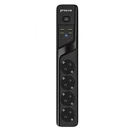 Мережевий фільтр Proove Power Strip P-04 (4 розетки + 4 USB + 2 Type-C) 2М black (PSP442420001) - мініатюра 5
