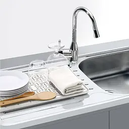 Сушарка для посуду МВМ My Home, білий (DR-04 WHITE) - мініатюра 3