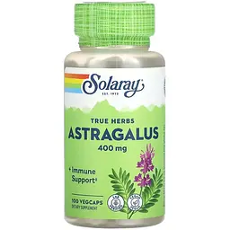 Астрагал Solaray Astragalus Root 400 мг 100 веганських капсул