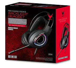 Гарнітура Varr Gaming VH8010 Headset Hi-Fi Stereo mic USB 7.1 RGB Black (VH8010) - мініатюра 2