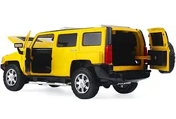 Колекційна металева модель автомобіля Автопром Hummer H3 з інерцією, світлом та звуком 1:24 - мініатюра 4