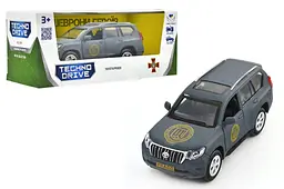 Іграшкова машинка позашляховик Toyota Prado Шеврони Героїв TechnoDrive KM6189