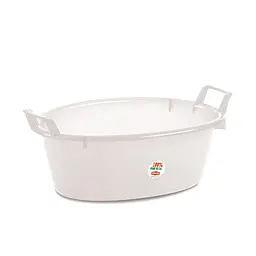 Таз овальний Stefanplast PE 16л білий (31504)