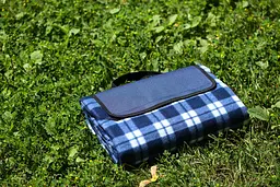 Плед Ardesto Picnic 130х170 см 100% поліестер клітинка синій pbe0050456 - мініатюра 3