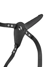 Страпон з вібрацією Fetish Tentation Vibrating Strap-On with Dildo Black Fetish Tentation SO3749 91452