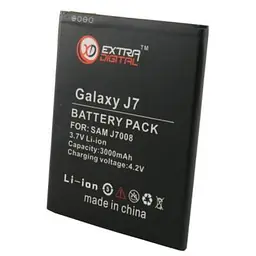 Акумуляторна батарея Extradigital Samsung Galaxy J7 J700H (3000mAh) (BMS6407) - мініатюра 2