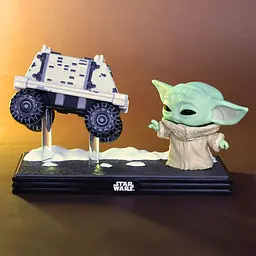 Ігрова фігурка Funko Pop! Moment серії Мандалорець і Ґроґу Ґроґу і Ремонтний дроїд MSE-6 (90813) - мініатюра 3
