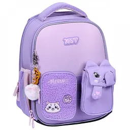 Рюкзак каркасний "Yes" H-100S Little Kitty 2від.,2карм. №550212 - мініатюра 1