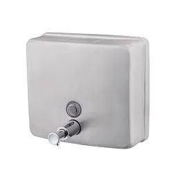 Дозатор для рідкого мила Hotec 13.115 Stainless Steel, Хром матовий - мініатюра 4