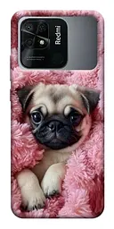 TPU чохол Demsky Мопс у ніжностях для Xiaomi Redmi 10C