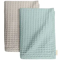Набір рушників Cosas Cube Mint & Cube Coffe 2 шт. (SetTowel_95-SqMint_130-SqCoffe)
